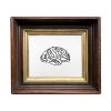 Hugo Guinness "Brain" In Antique Gilded Frame Art & Objects