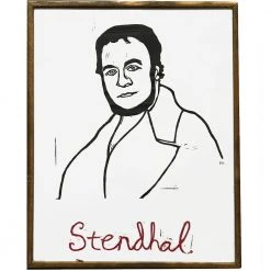 Hugo Guinness Art & Objects "Stendhal" In Vintage Frame