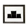 Hugo Guinness "Black Castle" In Vintage Frame Art & Objects
