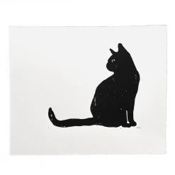 Hugo Guinness Art & Objects Black Cat