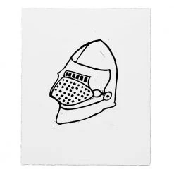 Hugo Guinness Art Left Facing Helmet - Ready To Ship