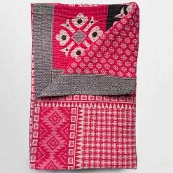 Jeanette Farrier Textiles & Rugs Vintage Sari Throw (JF6205)