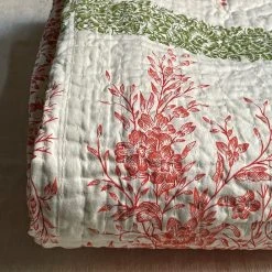 "Isle" John Derian For Jeanette Farrier Printed King Bedcover -Home Decor Haven John Derian Jeanette Farrier Printed BedCovers IMG 8483 1080x1080