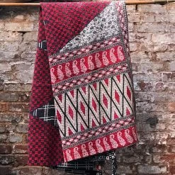 Jeanette Farrier Vintage Sari Throw 80