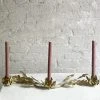 Jess Wheeler Six Oak Brass Candelabra