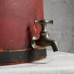 Vintage Late 19th Century Lidded Kerosene Bucket Vintage & Antiques