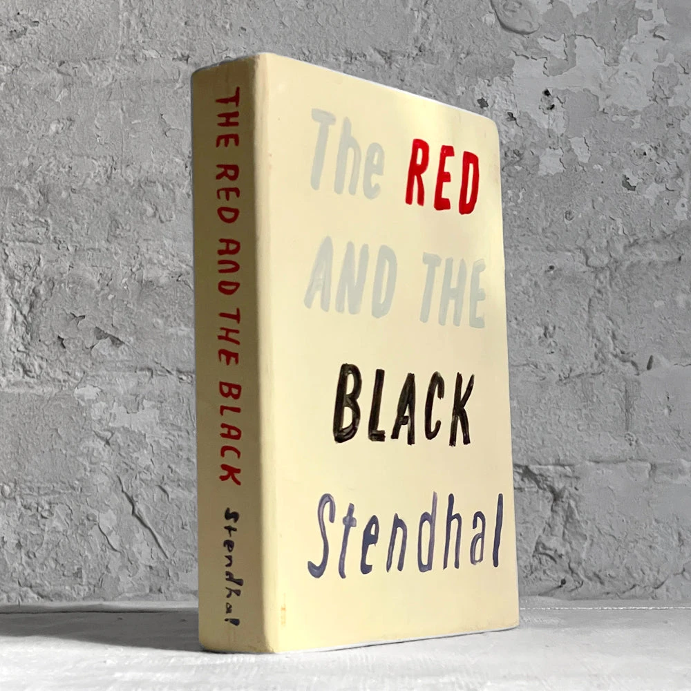 Leanne Shapton "The Red And The Black" Wooden Book Object D'art 3 Leanne Shapton "The Red And The Black" Wooden Book Object D'art