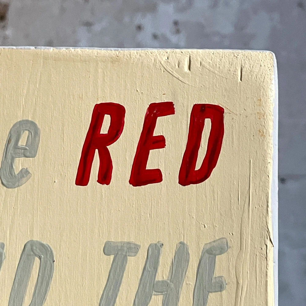 Leanne Shapton "The Red And The Black" Wooden Book Object D'art 5 Leanne Shapton "The Red And The Black" Wooden Book Object D'art