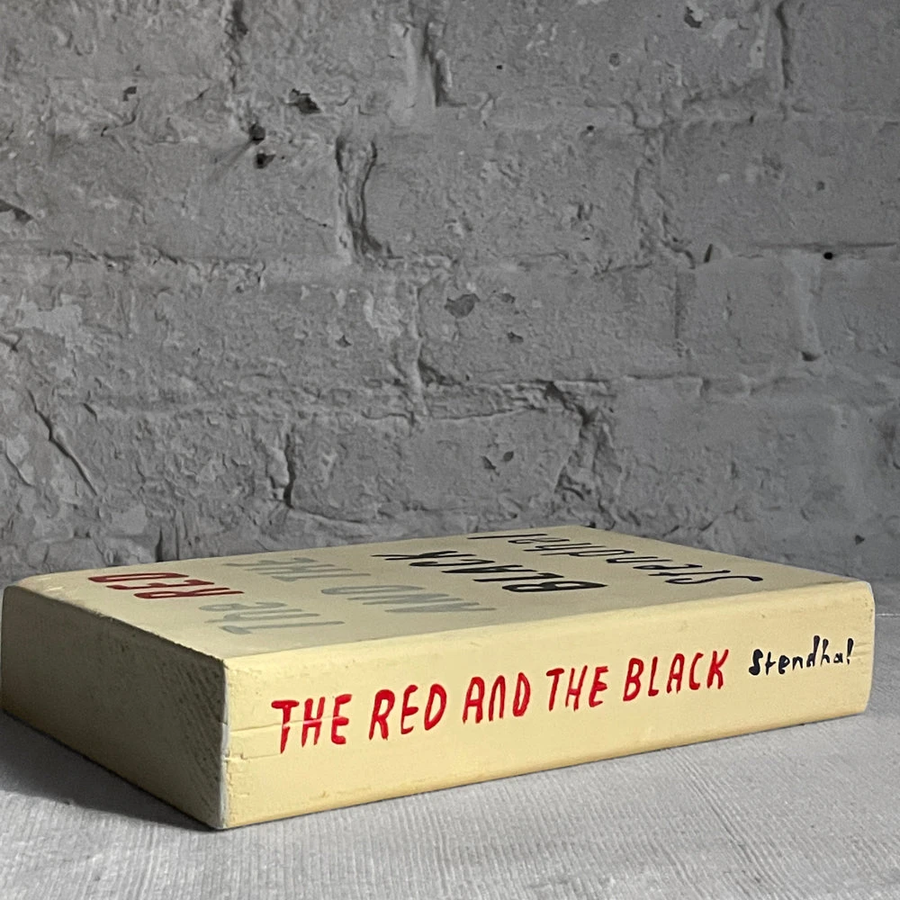 Leanne Shapton "The Red And The Black" Wooden Book Object D'art 6 Leanne Shapton "The Red And The Black" Wooden Book Object D'art