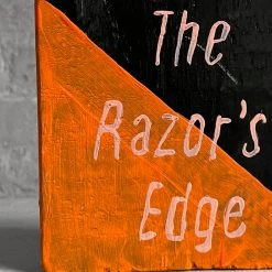 Leanne Shapton "The Razor's Edge" Wooden Book Object D'art