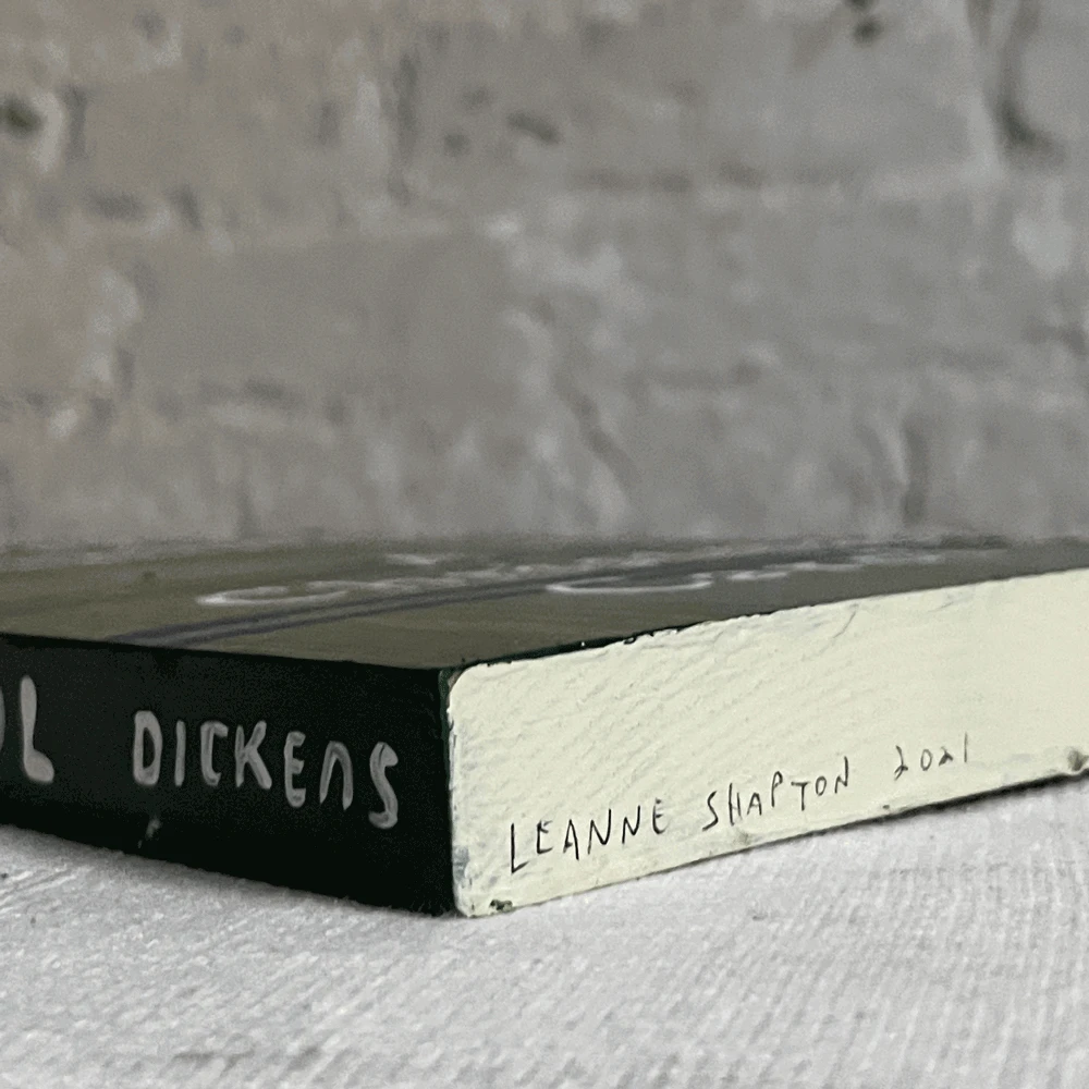 Leanne Shapton "A Christmas Carol" Wooden Book Object D'art 6 Leanne Shapton "A Christmas Carol" Wooden Book Object D'art