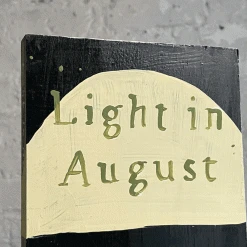 Object D'art Leanne Shapton "Light In August" Wooden Book
