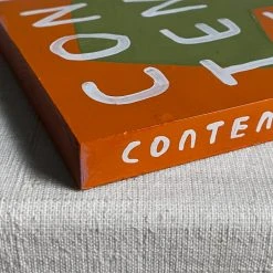 Leanne Shapton "Contempt" Wooden Book Object D'art