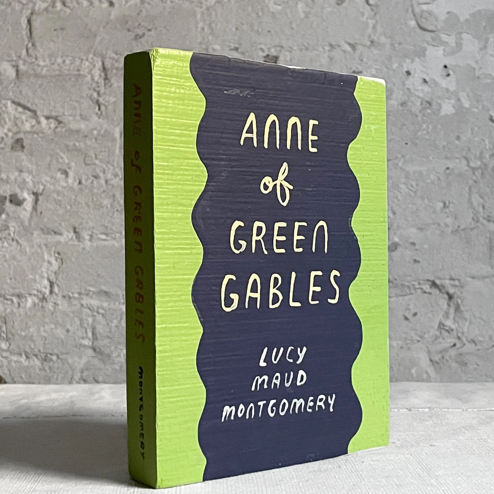 Object D'art Leanne Shapton "Anne Of Green Gables" Wooden Book 3 Object D'art Leanne Shapton "Anne Of Green Gables" Wooden Book
