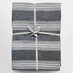 Libeco Linen Tahoe Stripe Queen Duvet Cover Textiles & Rugs