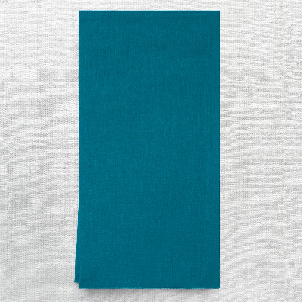 Lisa Corti Dining & Tabletop Set Of 6 Organza Napkins In Peacock