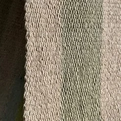 Little Journeys Textiles & Rugs Green Striped Vintage Frazada Blanket