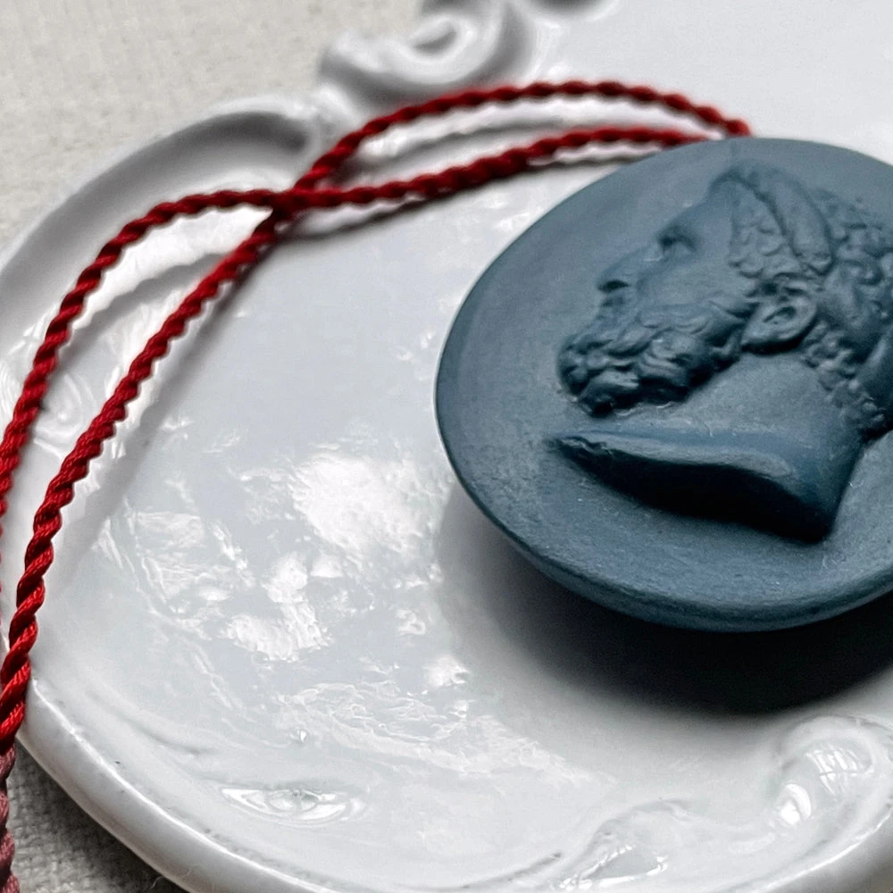 Marcie McGoldrick Emperor Pendant Necklace In Indigo 5 Marcie McGoldrick Emperor Pendant Necklace In Indigo