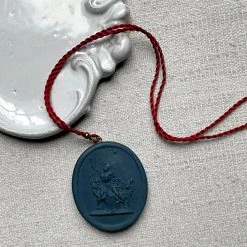 Marcie McGoldrick Laocoon Pendant Necklace In Indigo