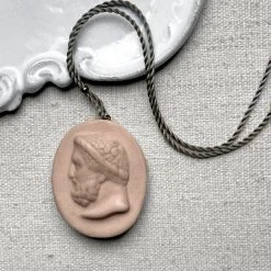Marcie McGoldrick Emperor Pendant Necklace In Blush