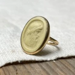 Marcie McGoldrick Gold Philosopher Ring In Maize