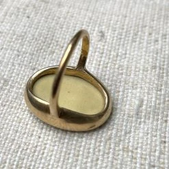 Marcie McGoldrick Gold Philosopher Ring In Maize