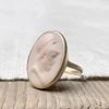 Marcie McGoldrick Gold Soldier Ring In Blush