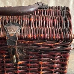 Vintage 19th Century Market Basket Pouches & Totes