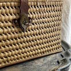 Vintage 19th Century Market Basket Pouches & Totes