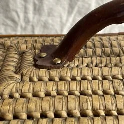 Vintage 19th Century Market Basket Pouches & Totes