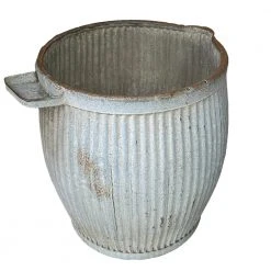 Ceramic & Porcelain Fruit Vintage Zinc Barrel