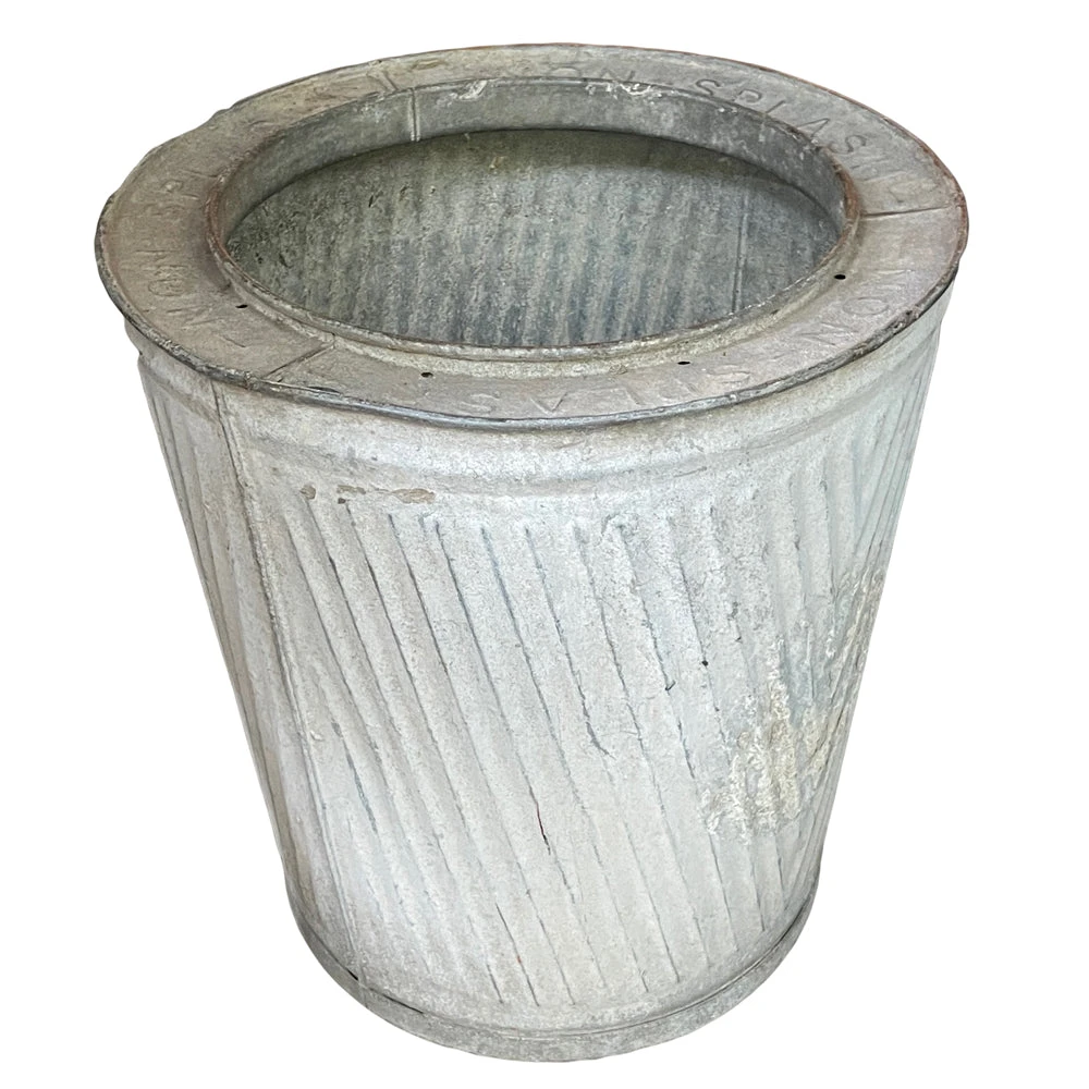 Vintage Zinc Barrel 3 Vintage Zinc Barrel