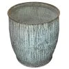 Ceramic & Porcelain Fruit Vintage Zinc Barrel