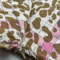 Moismont 346 Cotton Scarf In Fauve Scarves & Bandanas