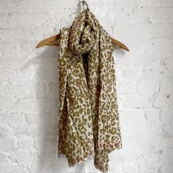 Moismont 346 Cotton Scarf In Fauve Scarves & Bandanas