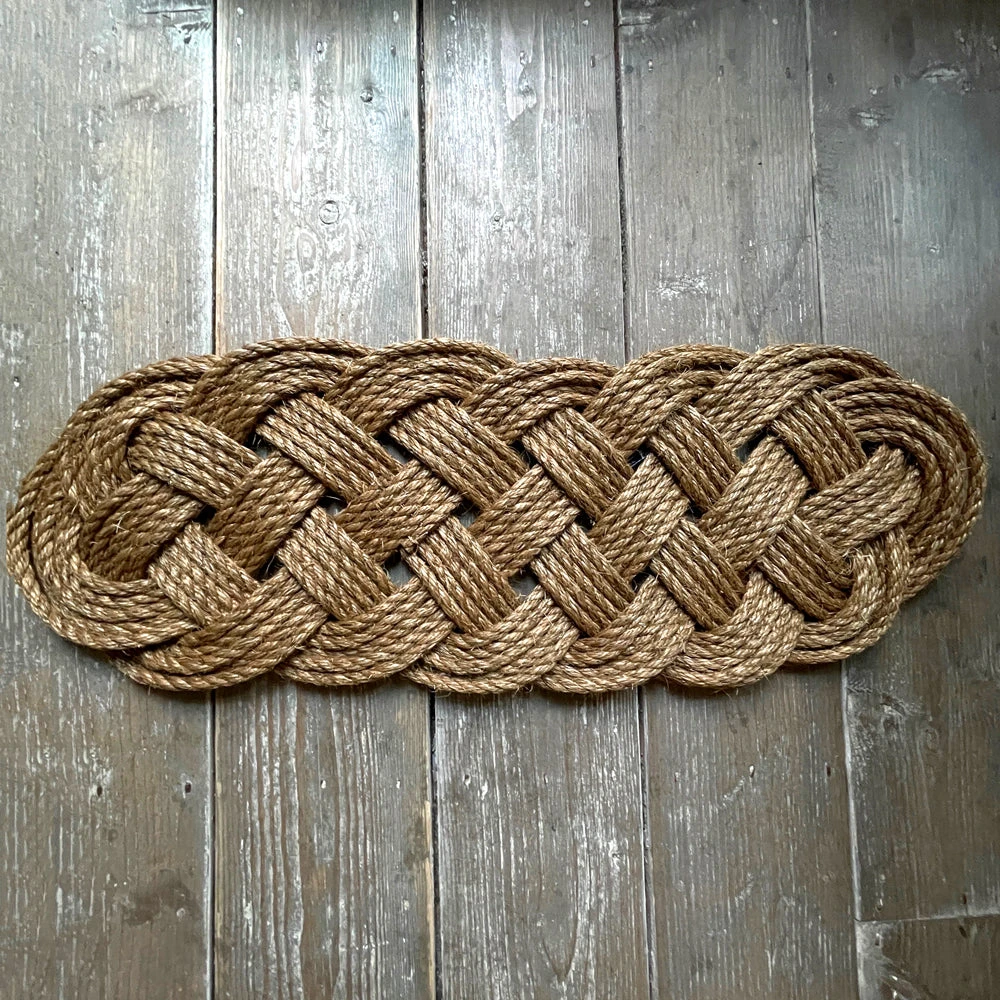 Mystic Knotwork Woven Nautical Prolong Knot Door Mat 4 Mystic Knotwork Woven Nautical Prolong Knot Door Mat