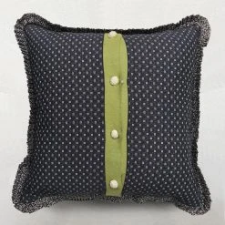 Nathalie Lete Embroidered Purple Owl Cushion Textiles & Rugs