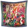 Nathalie Lete Scarves & Bandanas "Birds" Silk Scarf