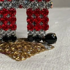 Nostalgie Christbaumschmuck Holiday Nostalgic Jeweled Santa