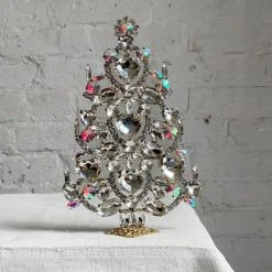 Nostalgie Christbaumschmuck Holiday Nostalgic Jeweled Tree With Hearts