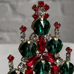 Nostalgie Christbaumschmuck Nostalgic Jeweled Tree With Candles Holiday