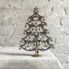 Nostalgie Christbaumschmuck Holiday Nostalgic Jeweled Glass Crystal Tree With Hanging Bells