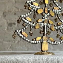 Nostalgie Christbaumschmuck Holiday Nostalgic Jeweled Glass Crystal Tree With Hanging Bells 8 Nostalgie Christbaumschmuck Holiday Nostalgic Jeweled Glass Crystal Tree With Hanging Bells