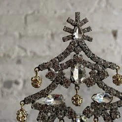 Nostalgie Christbaumschmuck Holiday Nostalgic Jeweled Glass Crystal Tree With Hanging Bells 9 Nostalgie Christbaumschmuck Holiday Nostalgic Jeweled Glass Crystal Tree With Hanging Bells