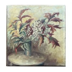 Vintage Early 20th Century Dutch Floral Still Life Painting Art & Objects