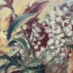 Vintage Early 20th Century Dutch Floral Still Life Painting Art & Objects