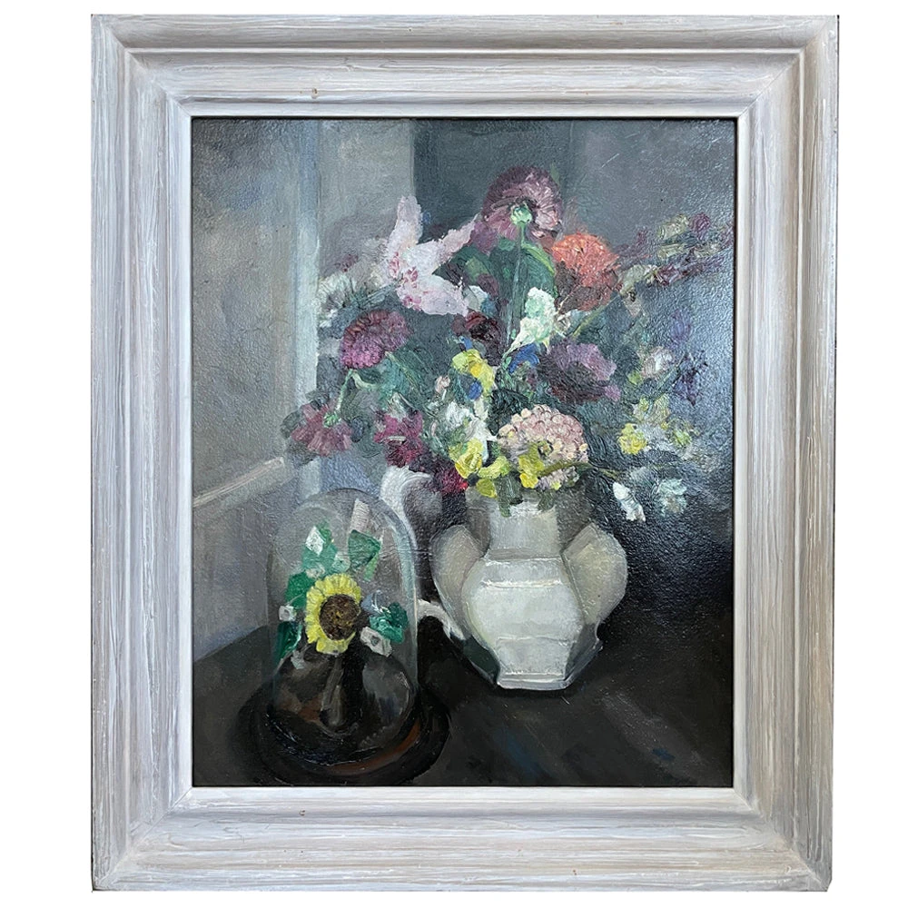 Vintage Art Early 20th Century Helen Sawyer Floral Painting 3 Vintage Art Early 20th Century Helen Sawyer Floral Painting