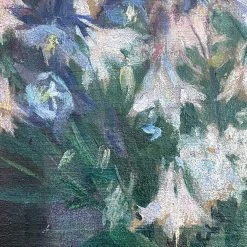 Vintage Art Early 20th Century Floral Painting