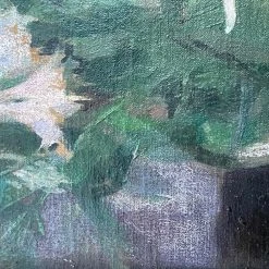 Vintage Art Early 20th Century Floral Painting