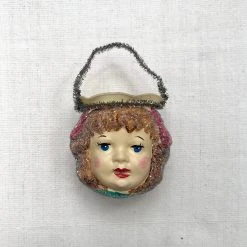 Nostalgic Lamp Angel Face Ornament Holiday